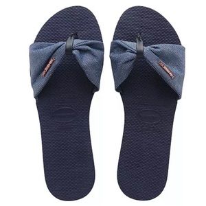 NWT Havaianas Women's St. Tropez Shine Flip Flop Sandals